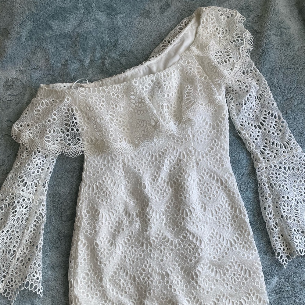 Nicholas One-sided White Dress